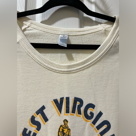 Alternative Apparel Womens Football WVU West Virginia Mountaineers Sweatshirt XL - Picture 4 of 7